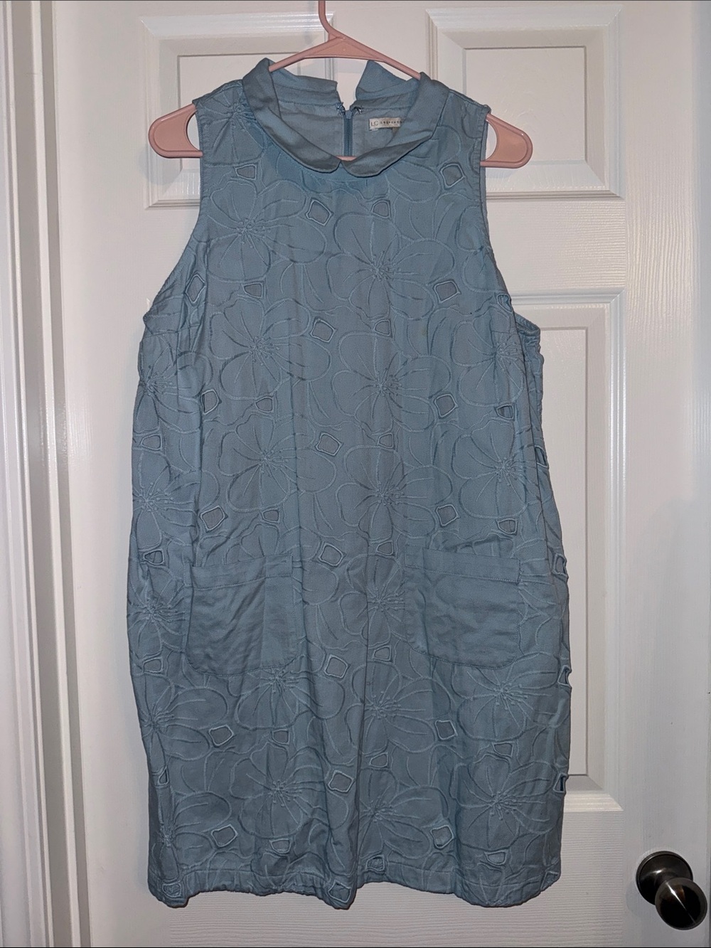 LC Conrad blue shift dress